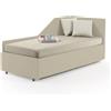 Nuvola Divano letto estraibile Paolina con rete estraibile / ecopelle / stella 03