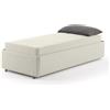 Nuvola Divano letto estraibile basso ecopelle / stella 01 / con cassetti