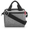 reisenthel allrounder cross - Borsa a Tracolla Rimovibile e Regolabile, Compatta, Multitasche e Spaziosa, in Materiale Idrorepellente, 4 L, Argento Twist