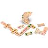 Cayro - Domino Per Bambini - Per Bambini Dai 2 Anni - Domino In Legno - Pezzi Di Legno Con Disegni Dei Bambini - Gioco Educativo - Sviluppo Cognitivo - Osservazione E Gioco Di Logica