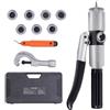 VEVOR Kit Espansore Manuale Idraulico per Tubi 7 Teste di Espansione 3/8"-1-1/8" in Valigetta, Espansore per Tubi Kit Strumento di Pressatura HVAC in Acciaio Temprato Tagliatubi in Lega di Alluminio