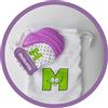 Malarkey Kids Malarky Kids Mouthie Mitt - Guanto da dentizione, colore: Viola, Taglia Unica