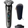 Philips Rasoio Elettrico Wet & Dry con SkinIQ Trimmer 3 Testine Bluetooth colore Grigio - X9002/10 i9000
