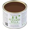 TecnoChalk® Persiana Bella Nuova Chalk Paint Extra Forte - Non Richiede Finitura - Ricolora Senza Carteggiare Persiane, Finestre, Porte e Infissi - Interno/Esterno - Colore Marrone RAL 8011 (500 ml)