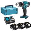 Makita Dhp453Rf3J 1 Trap.Avv.Perc.18V 3Ax3, 18 V, Blu