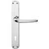 Ghidini MANIGLIA MILENA OTTONE CRO SAT PLACCA 8x85 YALE