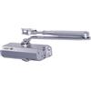 CISA Serie 604 - Chiudiporta a Cremagliera 16046003097 - Chiudiporta con Velocità di chiusura Regolabile - Finitura Grigio Alluminio - Per Porte Max 85 kg