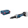 Bosch Professional 0601229200 Smerigliatrice Dritta GGS 18V-23 PLC, senza Batteria, Velocità a Vuoto 23.000 min-1, in Valigetta L-Boxx, 18 V