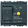 Vimar serie idea - Interruttore magnetotermico differenziale .1 polo+neutro c10 10ma grigio