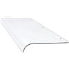 Zlovne Tenda da Veranda Pensilina in Policarbonato Trasparente Spessore 3.5 Mm,Pensilina Tettoia per Porta Pensilina Tettoia per Esterno,Tendalino per Finestra Antipioggia (50x100cm/20x39)