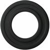 ALLINOX Rosone Coprimuro In Acciaio Nero Per Stufe e Caminetti a Pellet Accessorio Canna Fumaria (DN 80)