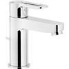 Nobili rubinetterie RDE0118/1CR Miscelatore Lavabo Eco con Scarico, Cromo