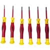 Ingco Hkipsd0601 Set Cacciaviti Di Precisione Isolati 6 Pz A Stella A Croce A Taglio Certificati 1000 V In Astuccio In Tessuto