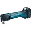 Makita - Utensile multifunzione a batteria DTM51RM1J3, 18 V/4 Ah, in MAKPAC, DTM51RT1J3 340 wattsW, 18 voltsV