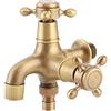 Omabeta G12 Rame filettato Retro Oro ad Apertura Rapida Singolo Rubinetto Freddo Mop Lavatrice per Piscina Doppio Uso Rubinetto ad Apertura Rapida Rubinetto pressurizzato