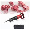 DINGFAN Sega a Gattuccio 900W/1300W, Sega Ossa Elettrica da Macellaio, Segaossa da Palmare per Casa Commerciale, per Tagliare Le Ossa Congelare la Carne (Color : Rosso, Power : 900W)
