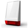 FP-Tech FP-JDW08 Sirena Wireless Esterna Autoalimentata per Antifurto, Bianco