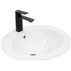 Rea Lavabo da incasso Rea Dalia Lavabo da bagno 515 x 460 x 200 mm Ceramica (bianco)