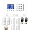 FP-TECH ANTIFURTO ALLARME CASA WI-FI COMBINATORE GSM SENZA FILI WIRELESS ALEXA GOOGLE (KIT SMART - FP-WT2BX-M)