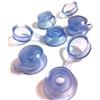 Falcon Workshop Supplies Ltd 100 tappi a vite in plastica ondulata per tetti - tappo trasparente a strappo