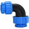 SHIOFRCN 1pc 20/25/32mm Tubo in PE Riduzione Connettore Gomito Connettore a 90 Gradi for Irrigazione Agricola In Serre(25mm x 20mm)
