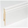R&G Battiscopa Vittoriano H:70 Bianco in MDF - Asta Da 260 Cm Pavimento laminato