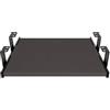 FIX & EASY FIX&EASY Guide scorrevoli con ripiano 390X400mm cassetto dekoro antracite, binario scorrevole con blocco nero 400mm, estraibili supporto porta tastiera mouse e laptop sotto scrivania tavolo pc