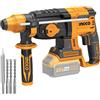 Ingco CRHLI20228 Martello Demolitore Tassellatore Brushless 20 V Sds Plus Nuova Versione Nudo Solo