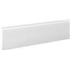 PROVISTON Battiscopa 16 x 60 x 2000 mm, battiscopa moderno profilo quadrato di alta qualità, in plastica bianca, impermeabile, robusto e durevole