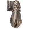Moritz Battente per porta a mano in stile antico in ghisa, rustico, campanello, barocco, porta di casa, decorazione per porta
