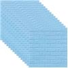Generico Pannelli da parete 3D, autoadesivi, adesivi murali, Mattone, impermeabile, in PVC, 77 cm x 70 cm X 2MM (10, azzurro)