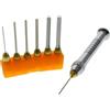 Qsvbeeqj Set di chiavi esagonali piccole con manico esagonale punta per cacciavite 0,7 mm 0,9 mm 1,27 mm 1,5 mm 2,0 mm 2,5 mm 3,0 mm