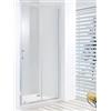 Yellowshop - BEVERLY Box doccia per nicchia porta scorrevole cm 100-120-140-160 H 185 in vetro temperato 6mm profilo cromato trasparente o opaco (Cm 120xH185 Opaco)