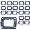 Bticino Supporto 3 Posti L4950 con Viti Confezione Pezzi 20 Living Light Telaio 3 Moduli