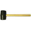 Floranica Martello in Gomma 450g Mazzetta di gomma con manico in legno Lunghezza 27 cm martello carpentiere mazza muratore