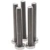 MroMax M10 Bullone esagonale M10-1,5 x 70 mm UNC Bulloni a vite a testa esagonale in acciaio inox 304 completamente filettati, 5 pezzi