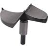 Utoolmart Forstner Punta per trapano per legno 100mm Dia Punta in metallo duro cementato Apertura professionale per fori di lavorazione del legno Taglierina rotativa 80mm Lunghezza Grigio 1pz