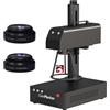 ComMarker Incisore Laser a Fibra, Macchina per Incisione Laser a Fibra Raycus B4 30W, Palmare da Tavolo, Compatibile con Taglierina Laser LightBurn per Metallo, Acciaio Inossidabile, Argento, Gioielli