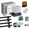 FAAC 105630344- FAAC DELTA 2 KIT 230V AUTOMAZIONE PER CANCELLI SCORREVOLI AD USO RESIDENZIALE CON PESO MAX 500KG