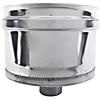 MBM Tappo raccogli condensa canna fumaria DN 180 tubo acciaio inox 316
