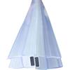 Bagnoxx 2x 2m guarnizione magnetica per porte doccia, spessore vetro 8mm, angolo di chiusura 180 gradi, trasparente, per porta scorrevole o battente, labbro doccia in PVC