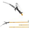 Ingco Heps25281 Segaccio Con Asta Telescopica 240 Cm Lama In Teflon Verniciato Professionale