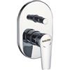 VR VETRINEINRETE Vetrineinrete® Miscelatore per doccia con deviatore a due vie ad incasso da parete rubinetto monocomando moderno
