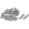 PATIKIL M6 25mm Lunghezza Completamente Filettata 304 Inox Acciaio Asta Barra Borchie,Argento Tonalità 20pz
