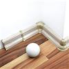DQ-PP [DQ-PP] Battiscopa in PVC da 20 metri, 52 mm, in legno di quercia bianco, battiscopa in plastica PVC laminato