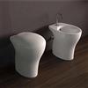 Domus SANITARI MODERNI DOMUS FALERII MASCALZONE LIGHT A TERRA VASO BIDET E COPRIVASO SOFT CLOSE