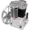 UYRTOY Testa del Compressore d'aria a doppio cilindro,Industriale Compressore d'aria Motore Benzina 2 Cilindri 3HP 960RPM 420L/m Massima 10 Bar 13.6x14.2cm Con Silenziatore