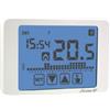 Vemer Cronotermostato settimanale touch screen a radiofrequenza da parete CHRONOS RF VEMER VE484200 Funzione Estate/Inverno Alimentazione a batterie VDC 2x1,5V tipo AAA IP40 Il Cronotermostato deve essere abbinato ad un attuatore remoto a radiofrequenza