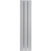 Fondital 83BAM01403 Radiatore in alluminio estruso Garda S/90, 1000 mm, 3 elementi, bianco