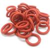 Cerobit 30Pcs Diametro esterno M12-M46 Red Silicon O-Ring ad alta temperatura dell'alimento del silicone tipo di olio guarnizione di tenuta Rondella, 12×5×3.5mm